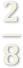  𝟐 𝟖 