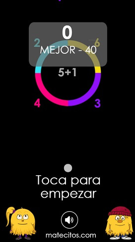 Juego de las sumas para 3º primaria
