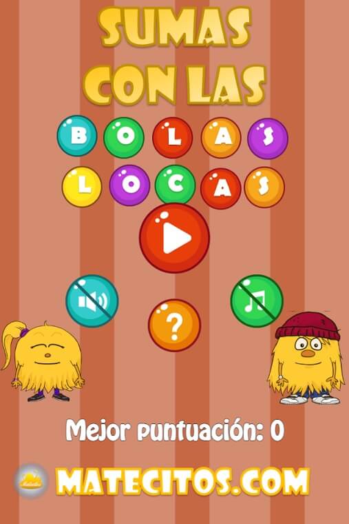 Portada del juego Suma de las bolas locas