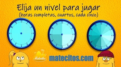Portada del juego Reloj digital y analógico