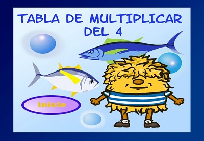 Portada del juego Juego de la tabla de multiplicar del 4