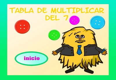 Portada del juego Juego de la tabla de multiplicar del 7