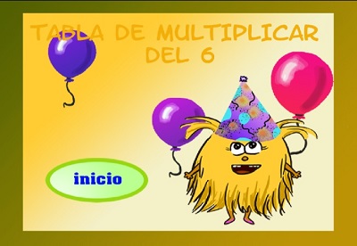 Portada del juego Juego de la tabla de multiplicar del 6