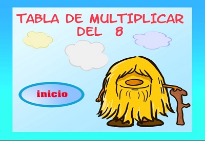 Portada del juego Juego de la tabla de multiplicar del 8