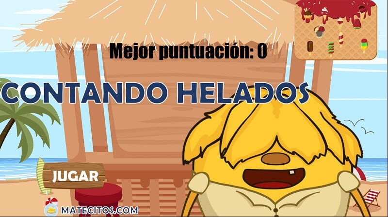 Portada del juego Contando helados
