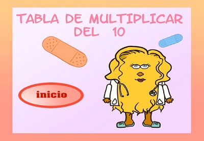 Portada del juego Juego de la tabla de multiplicar del 10